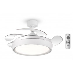 BRUNO ανεμιστήρας οροφής με LED φως BRN-0227, AC 82W, 42, Φ107x47εκ, λευκός