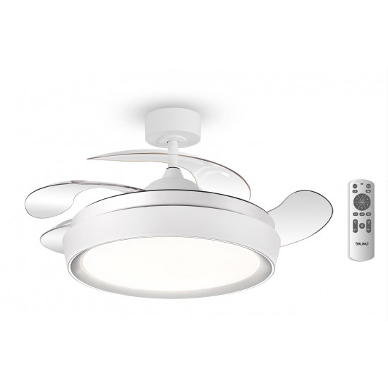 BRUNO ανεμιστήρας οροφής με LED φως BRN-0227, AC 82W, 42, Φ107x47εκ, λευκός