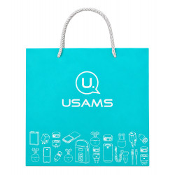 USAMS τσάντα CT-BAG, 32x29.5cm, γαλάζια