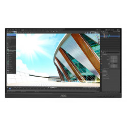 AOC used οθόνη 24P2Q IPS-LED, 23.8 1920x1080, VGA/DVI/DisplayPort/HDMI, χωρίς βάση, Grade A