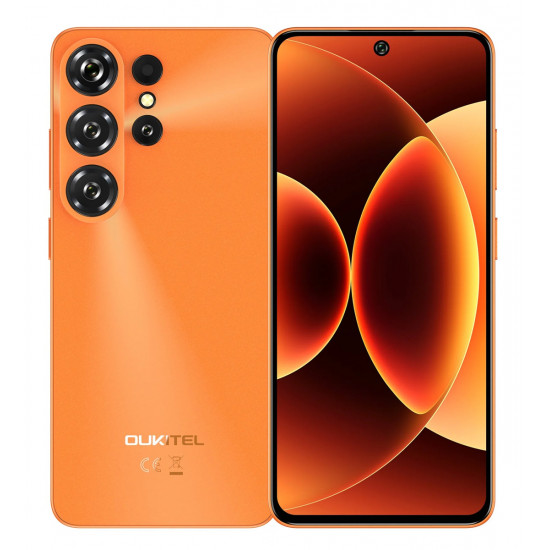 OUKITEL smartphone C26, 6.63, 6/128GB, 5150mAh, πορτοκαλί