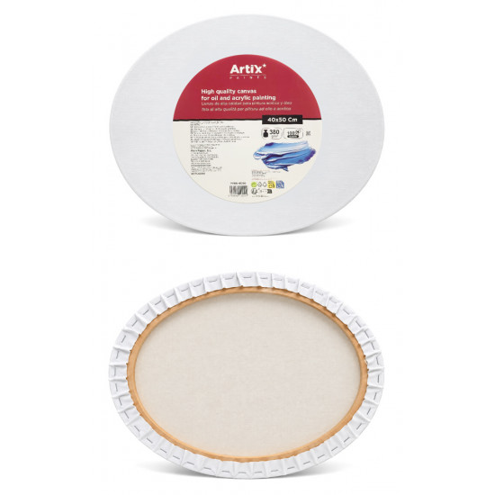 ARTIX PAINTS καμβάς τελάρο ζωγραφικής PP96-4050, 40x50cm, 380gr/m², λευκός