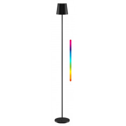 GOOBAY επιτραπέζιο φωτιστικό 76573, RGBW, dimmable, επαναφορτιζόμενο, έως 122.3cm ύψος, μαύρο