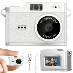 WOWKIDS μίνι ψηφιακή κάμερα X5 με 0.96 οθόνη, 2MP/1080p, λευκή