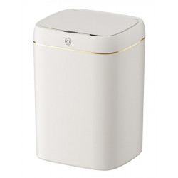HOME USE κάδος απορριμμάτων HUH-0251 με φωτοκύτταρο, 9lt, λευκός