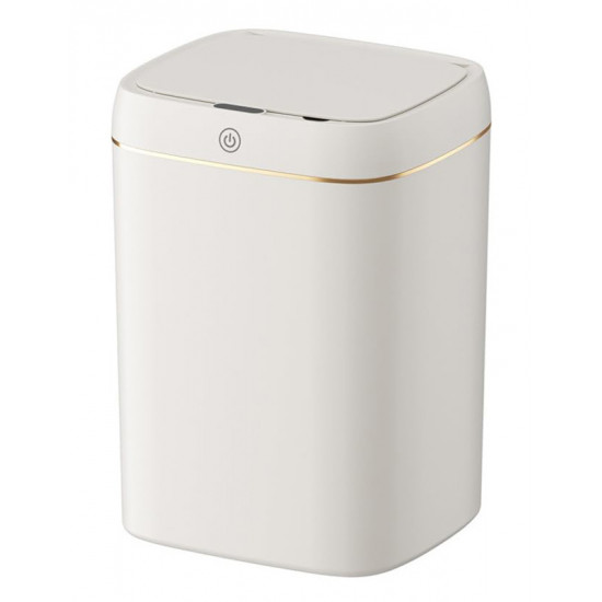 HOME USE κάδος απορριμμάτων HUH-0251 με φωτοκύτταρο, 9lt, λευκός