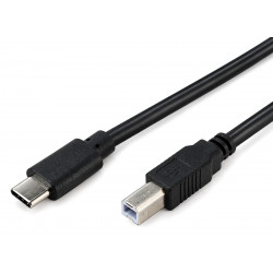 POWERTECH καλώδιο USB-C σε USB Type Β CAB-U168, 480Mbps, 3m, μαύρο