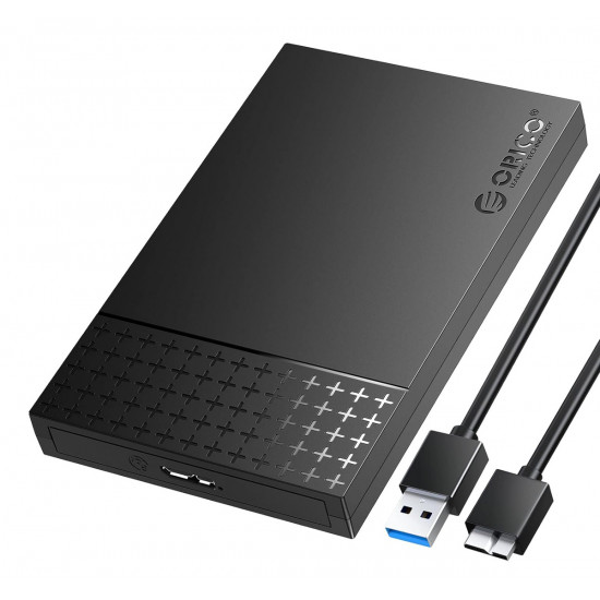 ORICO θήκη για 2.5 SATA HDD/SSD 2526U3-V1, 5Gbps, μαύρη