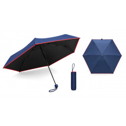 BRUNO mini ομπρέλα βροχής BRN-0321, σπαστή, Φ88cm, UV προστασία, με θήκη, μπλε