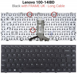 Πληκτρολόγιο Lenovo 100-14IBD Long Cable