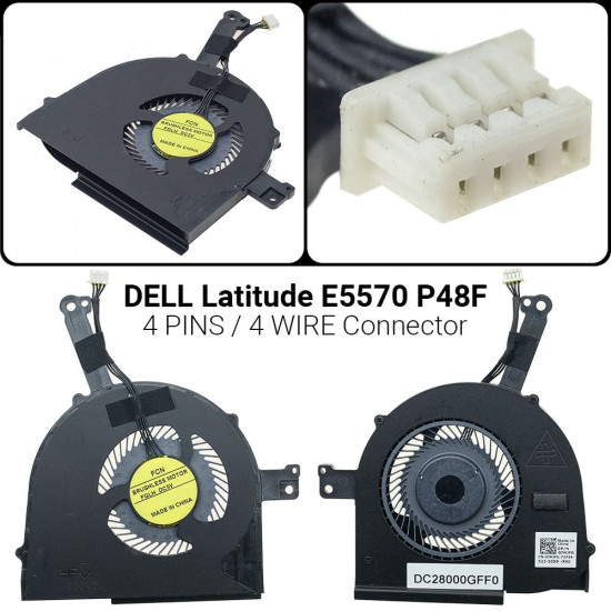 Ανεμιστήρας Dell Latitude E5570 TYPE B P48F