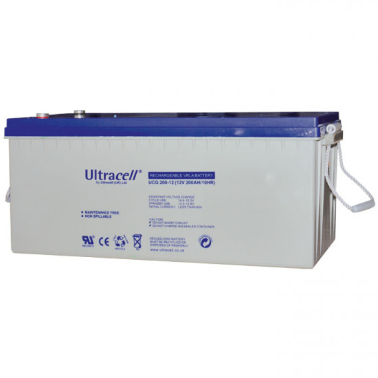 ULTRACELL 12V 200AH Μπαταρία μολύβδου βαθιάς εκφόρτισης 12V 200Ah - ULTRACELL