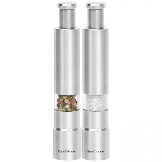 PROFI COOK PC-PSM 1160 Μύλος για αλάτι και πιπέρι,σετ 2 τεμαχίων. - PROFI COOK