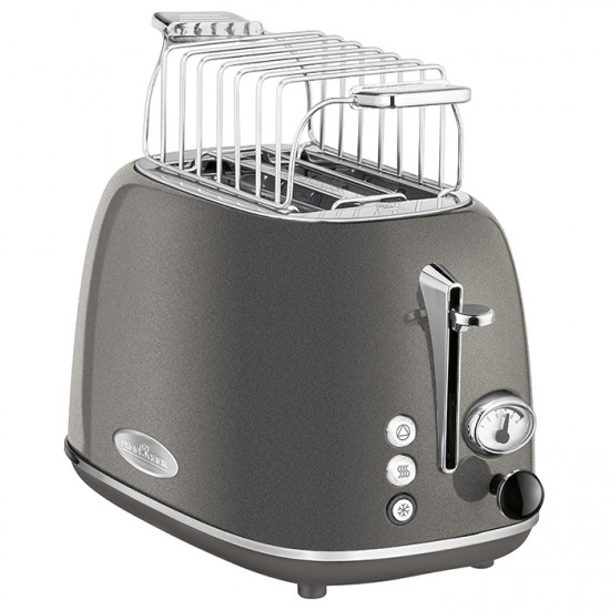 PROFI COOK PC-TA 1193 GREY Αυτόματη vintage φρυγανιέρα σε ανθρακί χρώμα, 815W. - PROFI COOK