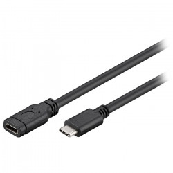 GOOBAY 45393 Καλώδιο-προέκταση USB 3.1 Type-C αρσ. - USB 3.1 Type-C θηλ. 1,0m. - GOOBAY