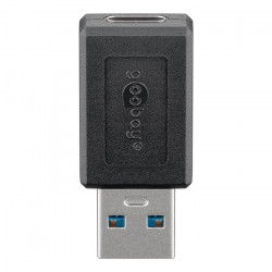 GOOBAY 45400 Αντάπτορας USB 3.2 Gen 1x1 A αρσ. - USB-C θηλ., σε μαύρο χρώμα. - GOOBAY