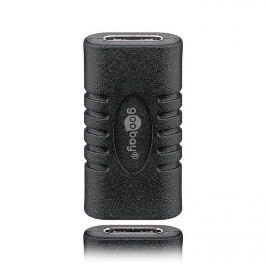 GOOBAY 45401 Μούφα USB 3.2 Gen 1x1 Type-C θηλ. - Type-C θηλ., σε μαύρο χρώμα. - GOOBAY