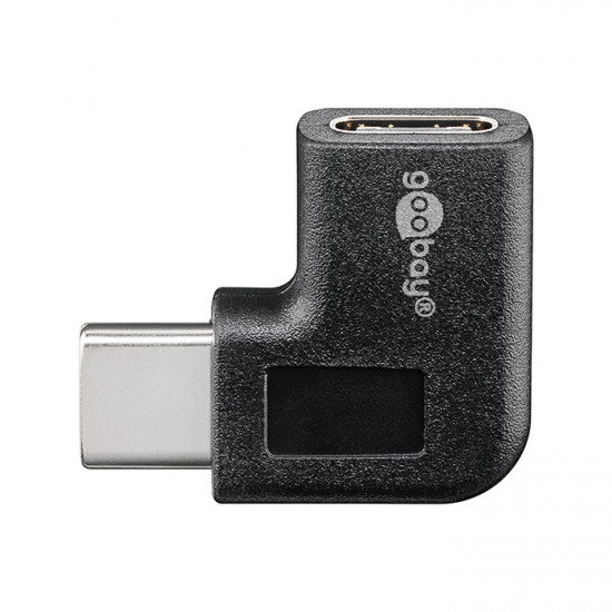 GOOBAY 45402 Αντάπτορας USB 3.2 Gen 1x1 Type-C θηλ. - USB Type-C αρσ., σε γωνία 90°. - GOOBAY