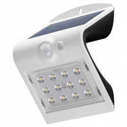 GOOBAY 45802 Επιτοίχιος ηλιακός προβολέας LED για εξωτερικούς χώρους με ενσωματωμένο φωτοβολταϊκό πάνελ και αισθητήρα κίνησης, φωτεινότητας 220lm, σε λευκό χρώμα. - GOOBAY