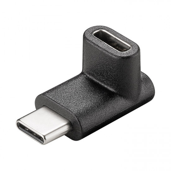 GOOBAY 55556 Αντάπτορας USB 3.2 Gen 1x1 Type-C θηλ. - USB Type-C αρσ., σε γωνία 90°. - GOOBAY