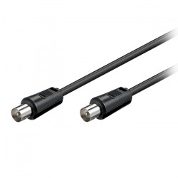 GOOBAY 68146 Καλώδιο IEC (Coax) αρσ. - IEC (Coax) αρσ., 1.50m σε μαύρο χρώμα. - GOOBAY