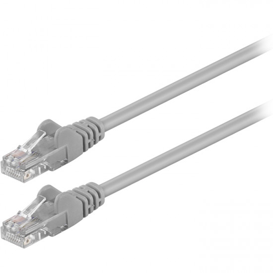 GOOBAY 68337 Καλώδιο δικτύου CAT 5e, U/UTP, 0.50m σε γκρι χρώμα. - GOOBAY