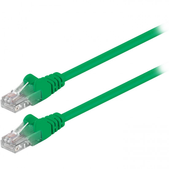 GOOBAY 68338 Καλώδιο δικτύου CAT 5e, U/UTP, 0.50m σε πράσινο χρώμα. - GOOBAY