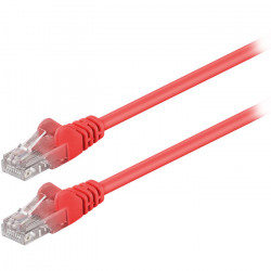 GOOBAY 68339 Καλώδιο δικτύου CAT 5e, U/UTP, 0.50m σε κόκκινο χρώμα. - GOOBAY