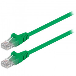 GOOBAY 68343 Καλώδιο δικτύου CAT 5e, U/UTP, 1.00m σε πράσινο χρώμα. - GOOBAY
