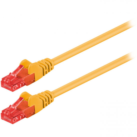 GOOBAY 68433 Καλώδιο δικτύου CAT 6, U/UTP, 0.50m σε κίτρινο χρώμα. - GOOBAY