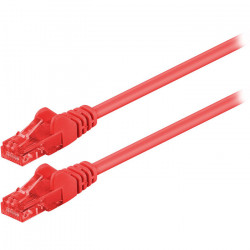 GOOBAY 68436 Καλώδιο δικτύου CAT 6, U/UTP, 0.50m σε κόκκινο χρώμα. - GOOBAY