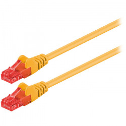 GOOBAY 68438 Καλώδιο δικτύου CAT 6, U/UTP, 1.00m σε κίτρινο χρώμα. - GOOBAY