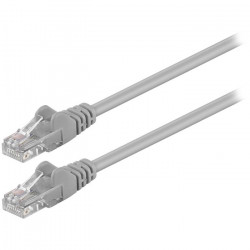 GOOBAY 68611 Καλώδιο δικτύου CAT 5e, U/UTP, 0.25m σε γκρι χρώμα. - GOOBAY