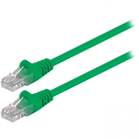 GOOBAY 68612 Καλώδιο δικτύου CAT 5e, U/UTP, 0.25m σε πράσινο χρώμα. - GOOBAY