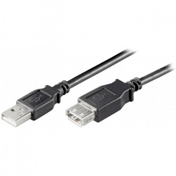 GOOBAY 68622 Καλώδιο USB A αρσ. - USB A 2.0 θηλ,  0.3m. - GOOBAY