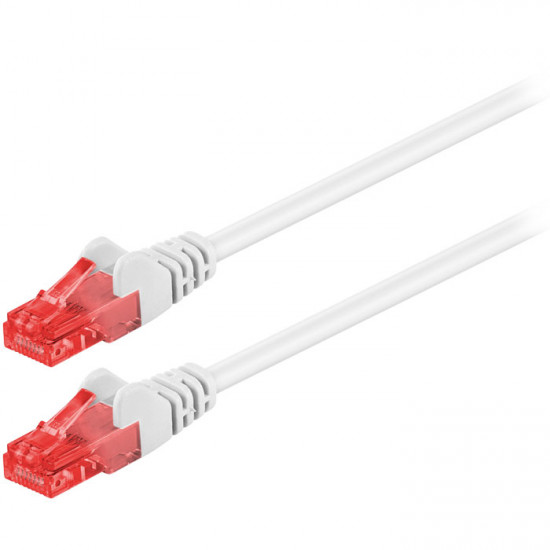 GOOBAY 68632 Καλώδιο δικτύου CAT 6, U/UTP, 0.50m σε λευκό χρώμα. - GOOBAY
