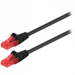 GOOBAY 68677 Καλώδιο δικτύου CAT 6, U/UTP, 1.00m σε μαύρο χρώμα. - GOOBAY