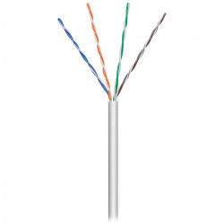 GOOBAY 68707 Καλώδιο δικτύου CAT 5e, U/UTP, πολύκλωνο, σε κουλούρα 100m, σε γκρι χρώμα. - GOOBAY