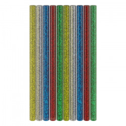 GOOBAY 77855 Σετ 10 ράβδων σιλικόνης 11mm με glitter σε 5 διαφορετικά χρώματα. - GOOBAY