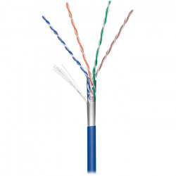 GOOBAY 93265 Καλώδιο δικτύου CAT 5e, F/UTP, πολύκλωνο, σε κουλούρα 100m, σε μπλε χρώμα. - GOOBAY