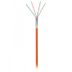 GOOBAY 93268 Καλώδιο δικτύου CAT 5e, F/UTP, πολύκλωνο, σε κουλούρα 100m, σε πορτοκαλί χρώμα. - GOOBAY