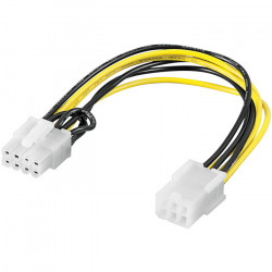 GOOBAY 93635 Καλώδιο / αντάπτορας τροφοδοσίας PCI Express 6 pin σε PCI Express 8 pin. - GOOBAY