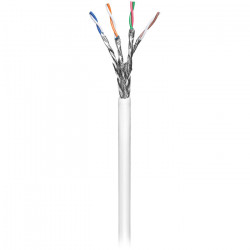 GOOBAY 94218 Καλώδιο δικτύου CAT 6, S/FTP, πολύκλωνο, σε κουλούρα 305m, σε λευκό χρώμα. - GOOBAY