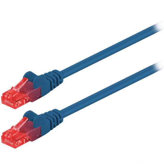 GOOBAY 95247 Καλώδιο δικτύου CAT 6, U/UTP, 0.25m σε μπλε χρώμα. - GOOBAY