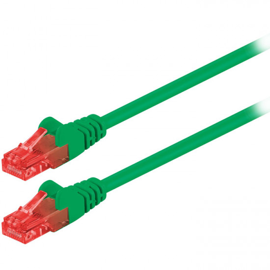 GOOBAY 95251 Καλώδιο δικτύου CAT 6, U/UTP, 0.25m σε πράσινο χρώμα. - GOOBAY