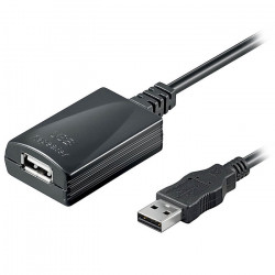 GOOBAY 95439 Καλώδιο προέκτασης USB 2.0, 5m, με ενισχυτή (Active), για μηδενικές απώλειες κατά τη μεταφορά δεδομένων. - GOOBAY