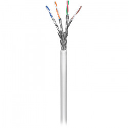 GOOBAY 95696 Καλώδιο δικτύου CAT 6, S/FTP, μονόκλωνο, σε κουλούρα 305m, σε γκρι χρώμα. - GOOBAY