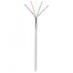 GOOBAY 95707 Καλώδιο δικτύου CAT 5e, F/UTP, μονόκλωνο, σε κουλούρα 305, σε γκρι χρώμα. - GOOBAY