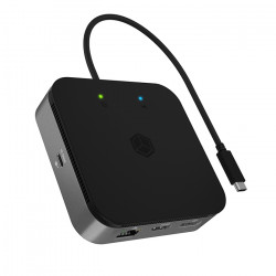 ICY BOX IB-DK408-C41 Σταθμός σύνδεσης 7 θυρών με πολλαπλές λειτουργίες και με ενσωματωμένο καλώδιο USB4 Gen 3x2 Type-C. - ICY BOX