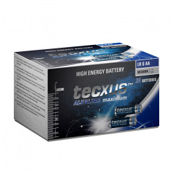 23818/24ΤΕΜ Αλκαλικές μπαταρίες - alkaline maximum 1.5V AA σε συσκευασία 24 μπαταριών. - TECXUS